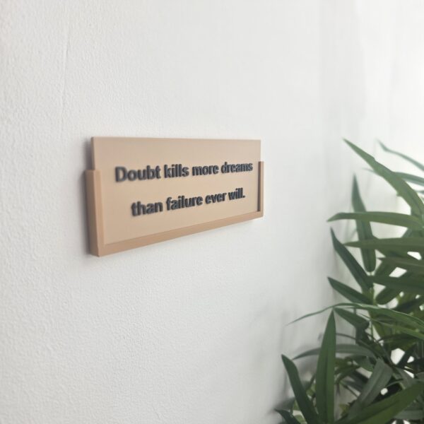 Doubt Kills Wall