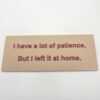 Patience Home