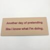 Prentending Know
