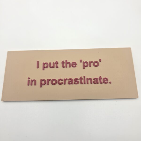Pro Procrastinate