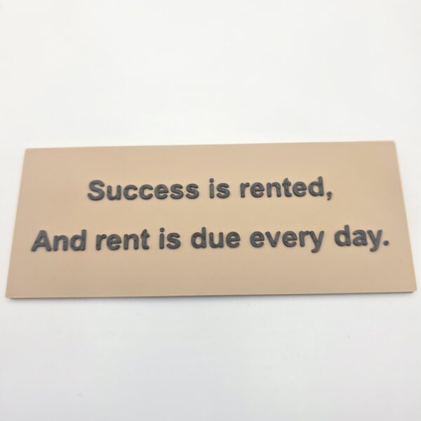 Sucess Rented