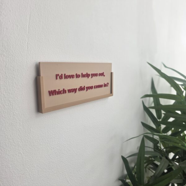 Which Way Wall