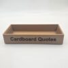 Cardboard Quotes Storage